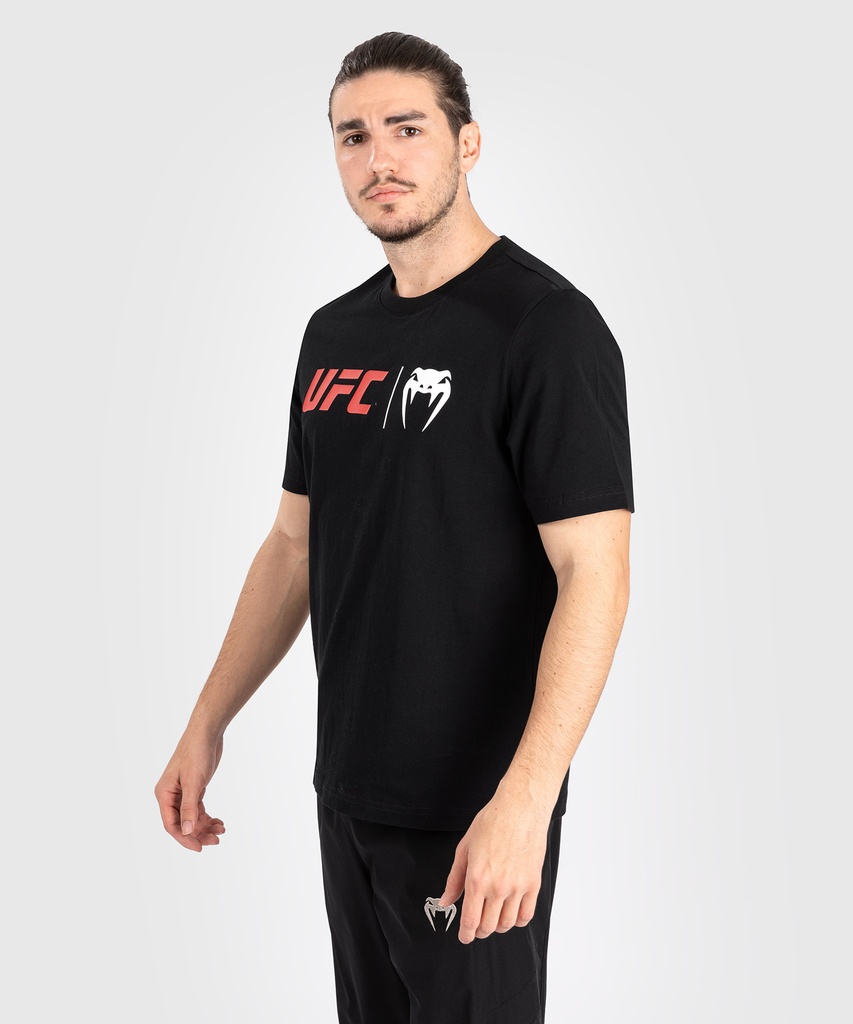 Venum T-Shirt UFC Classic, Schwarz-Rot 2