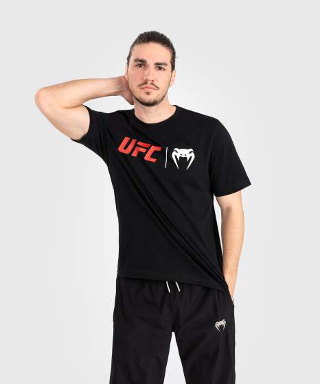 Venum T-Shirt UFC Classic, Schwarz-Rot 4