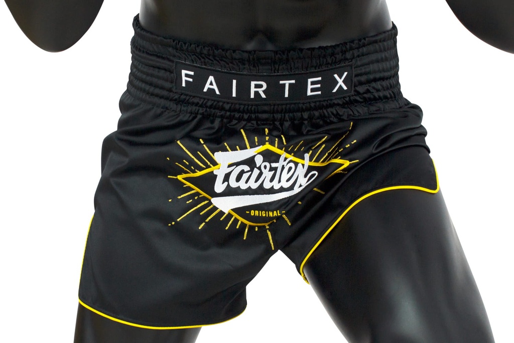 Fairtex Muay Thai Shorts BS1903, Schwarz 4