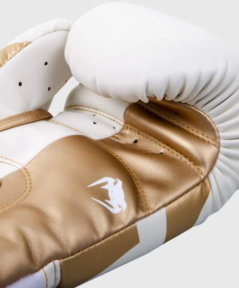 Venum Boxhandschuhe Elite, Weiß-Gold 4