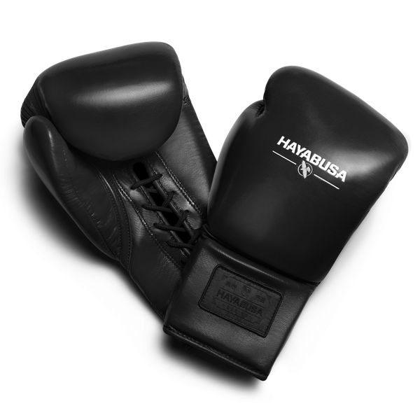 Hayabusa Boxhandschuhe Pro Sparring mit Schnürung, Schwarz 8
