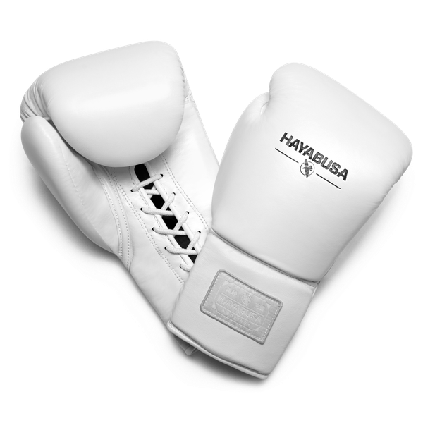 Hayabusa Boxhandschuhe Pro Sparring mit Schnürung, Weiß 8