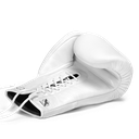 Hayabusa Boxhandschuhe Pro Fight Pferdehaar mit Schnürung, Weiß 2