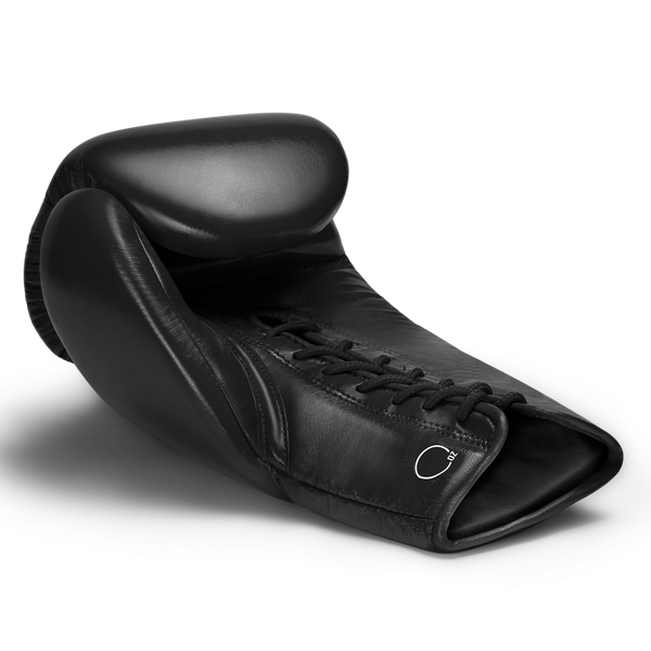 Hayabusa Boxhandschuhe Pro Fight Pferdehaar mit Schnürung, Schwarz 2