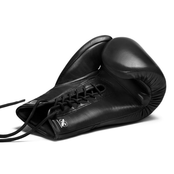 Hayabusa Boxhandschuhe Pro Fight Pferdehaar mit Schnürung, Schwarz 3