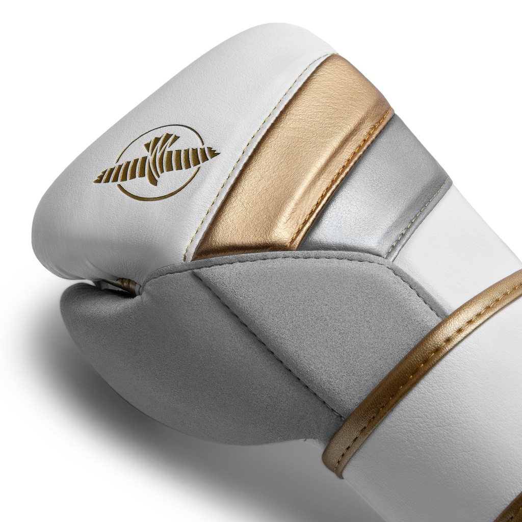 Hayabusa Boxhandschuhe T3, Weiß-Gold 6