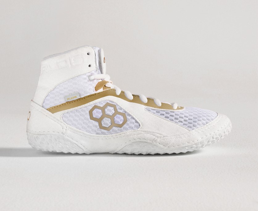 Rudis Ringerschuhe Jordan Burroughs Alpha 2.0 Youth White/Gold