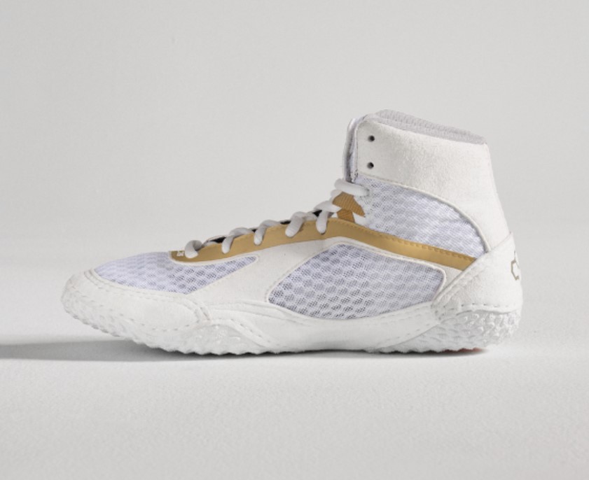 Rudis Ringerschuhe Jordan Burroughs Alpha 2.0 Youth White/Gold