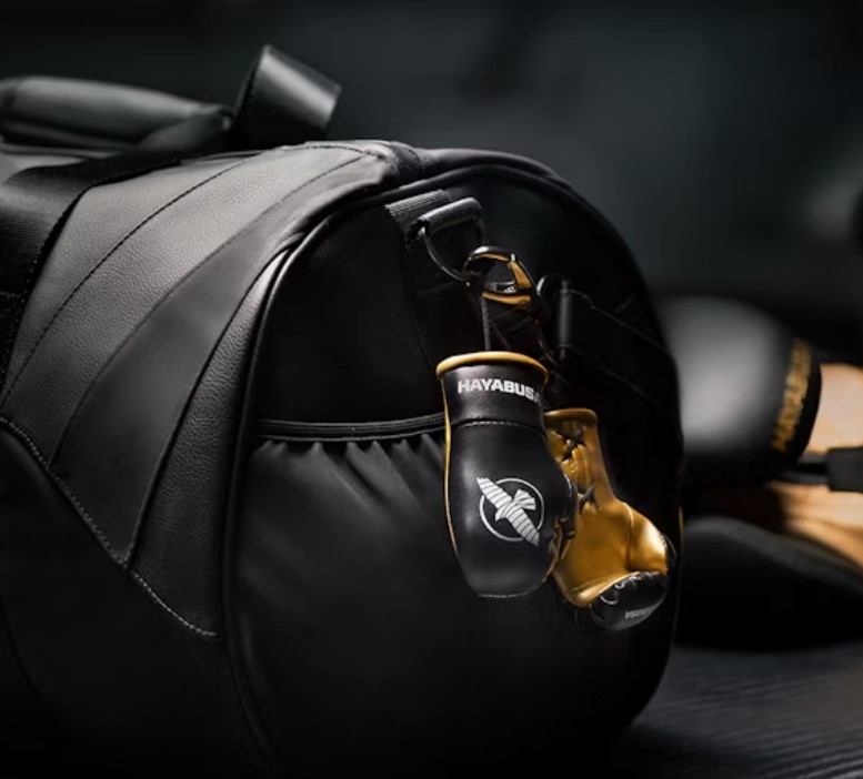 Hayabusa Mini Boxhandschuhe, Schwarz-Gold 7