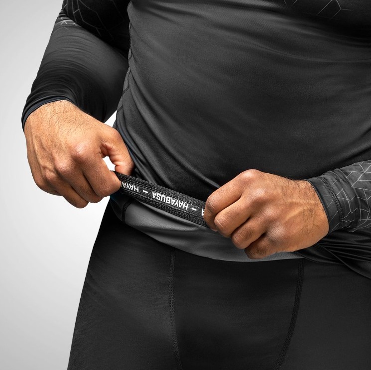 Hayabusa Rash Guard Geo, Schwarz-Grau 4