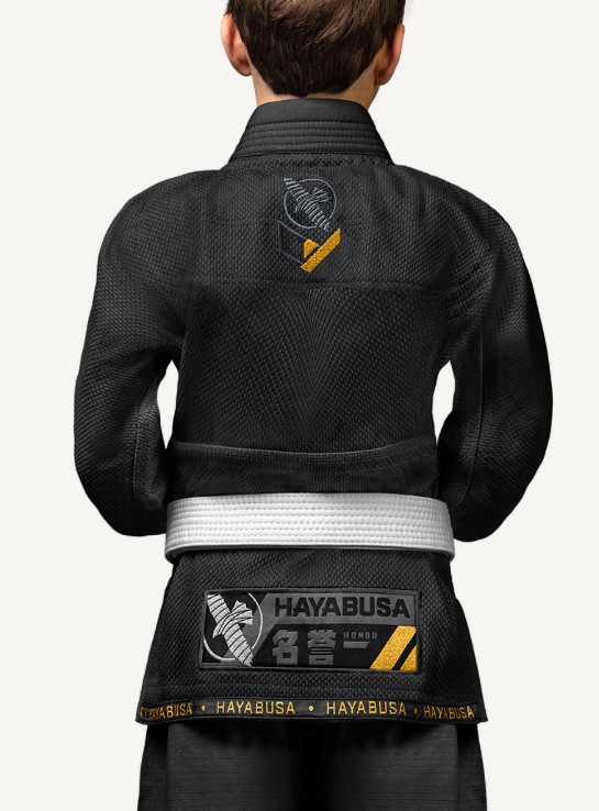 Hayabusa BJJ Gi Ascend Youth, Schwarz 5