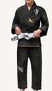 Hayabusa BJJ Gi Ascend Youth, Schwarz 6