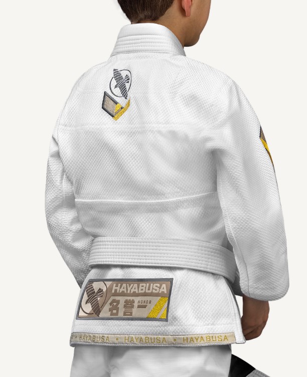 Hayabusa BJJ Gi Ascend Youth, Weiß 3