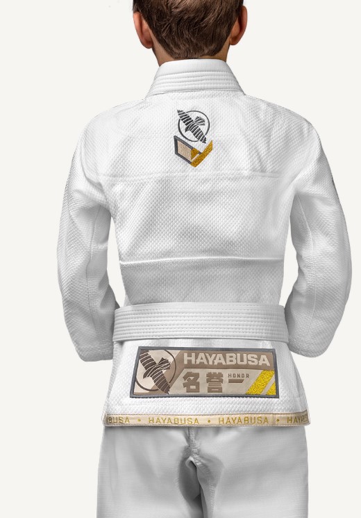 Hayabusa BJJ Gi Ascend Youth, Weiß 5