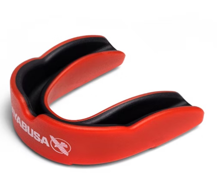Hayabusa Mundschutz Combat, Rot-Schwarz 3