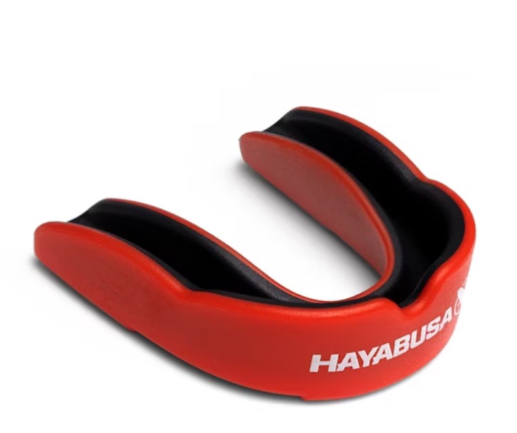 Hayabusa Mundschutz Combat, Rot-Schwarz 4