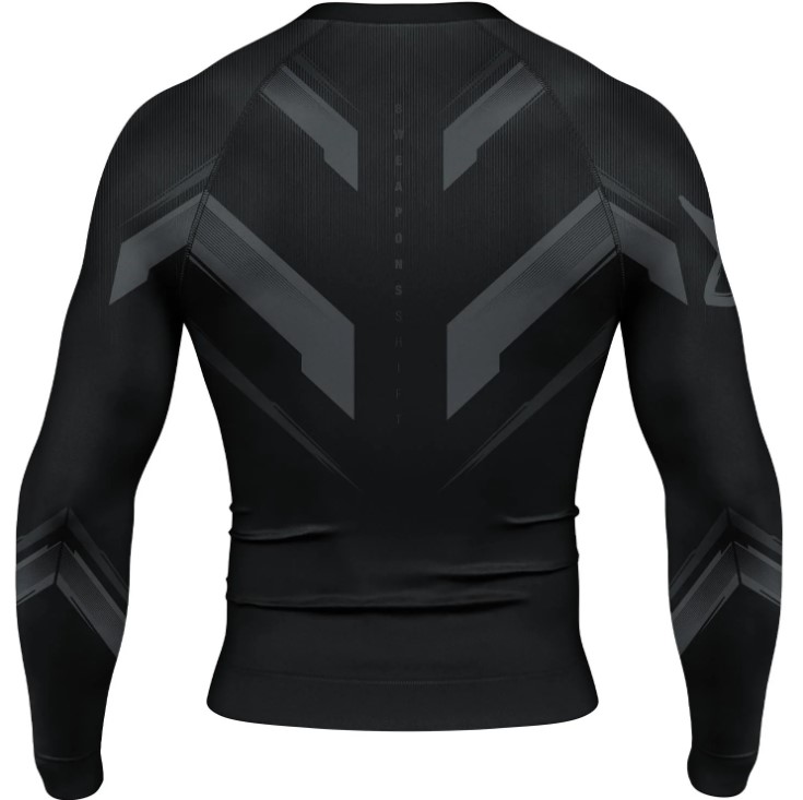 8Weapons Rash Guard Shift, Schwarz-Matt 2