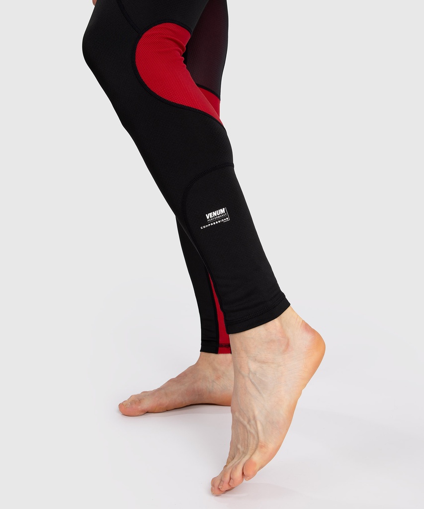 Venum Compression Pants Adrenaline, Rot-Schwarz 7