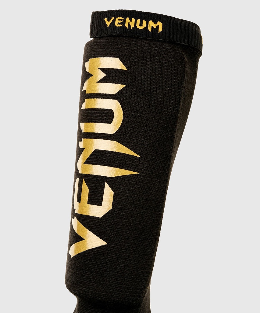 Venum Schienbeinschoner Kontact, Schwarz-Gold 4