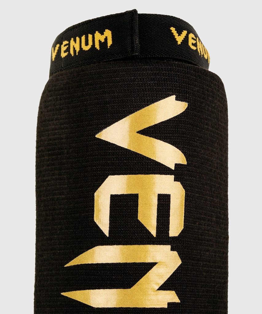 Venum Schienbeinschoner Kontact, Schwarz-Gold 5