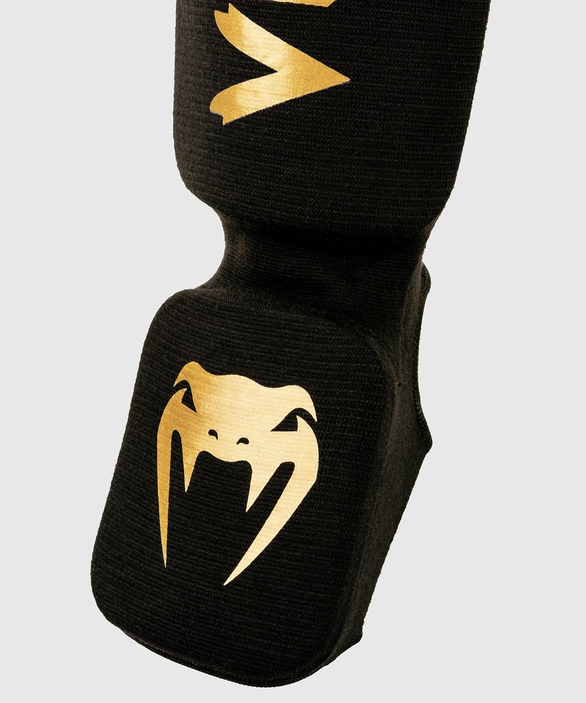 Venum Schienbeinschoner Kontact, Schwarz-Gold 6