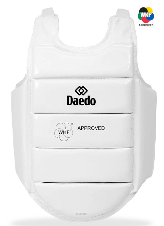 Daedo Body Protector Karate Youth WKF, White