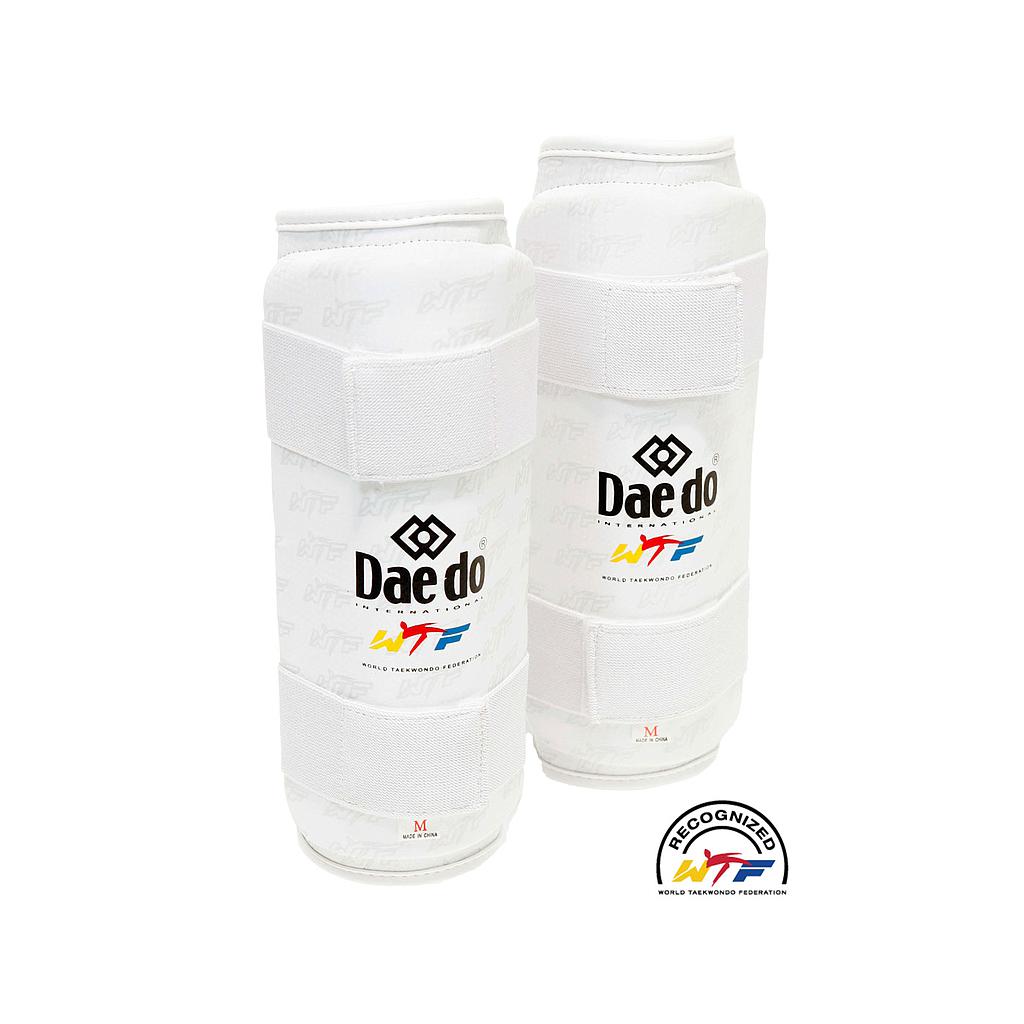 SALE 387 Daedo Schienbeinschoner Taekwondo WT, Weiß