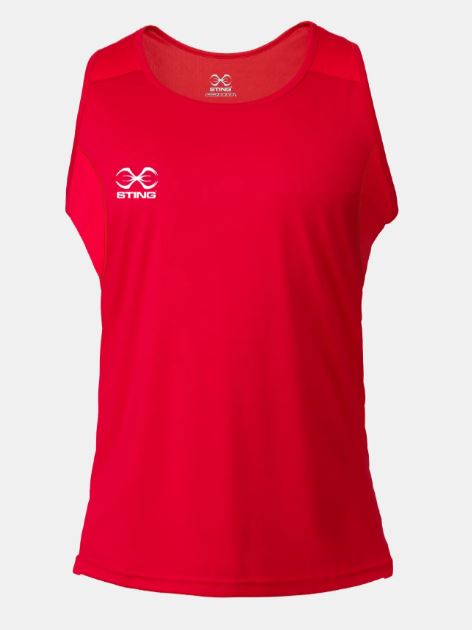 Sting Boxing Tank Top Mettle 2.0 WB Competition, Red