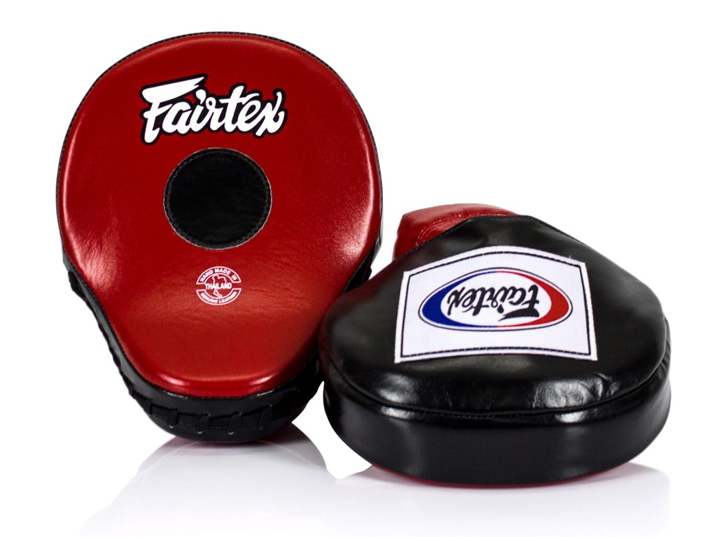 Fairtex Punch Mitts FMV9, Black-Red