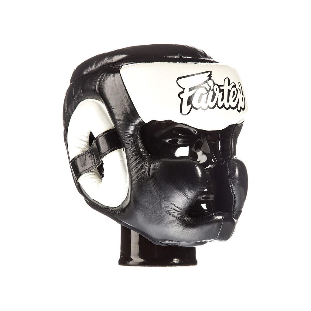 Fairtex Head Guard Full Coverage HG13F, Black-White
