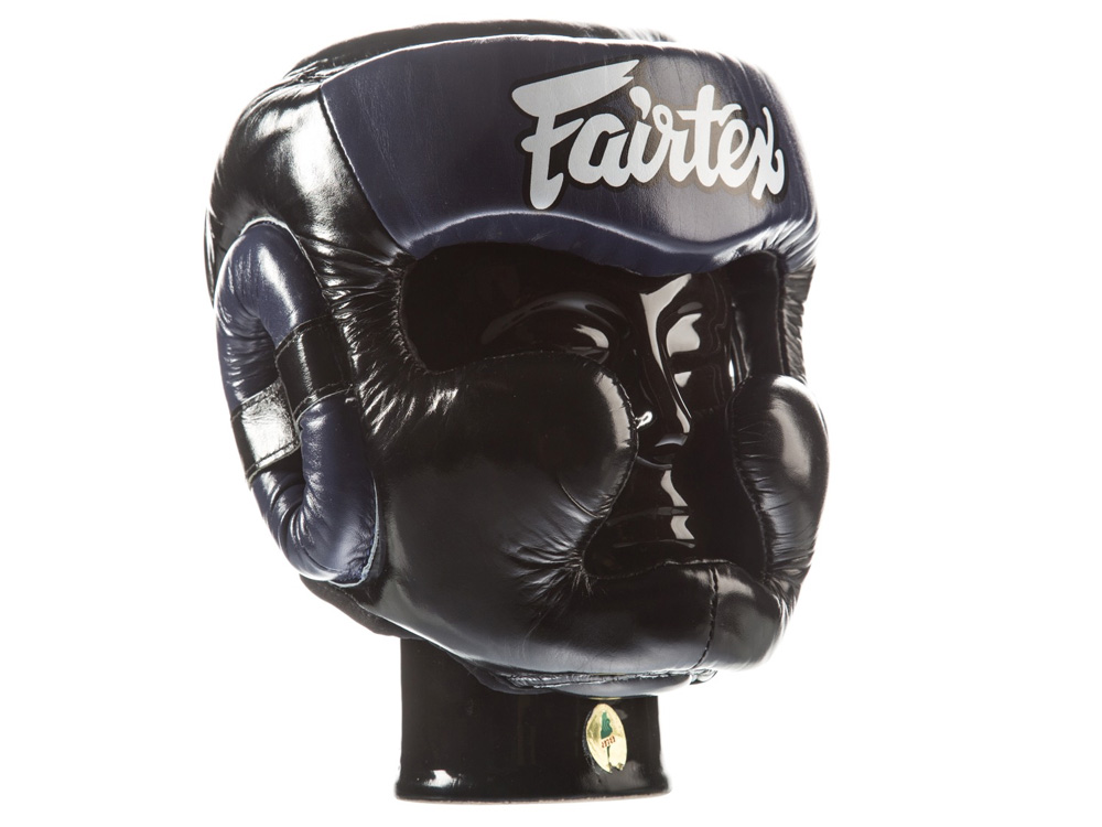 Fairtex Kopfschutz Full Coverage HG13F, Schwarz-Blau