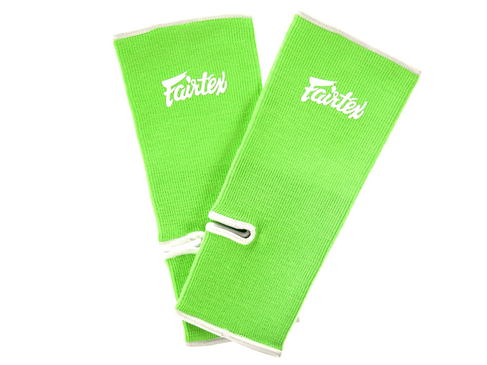 Fairtex Ankle Guards AS1, Neon Green