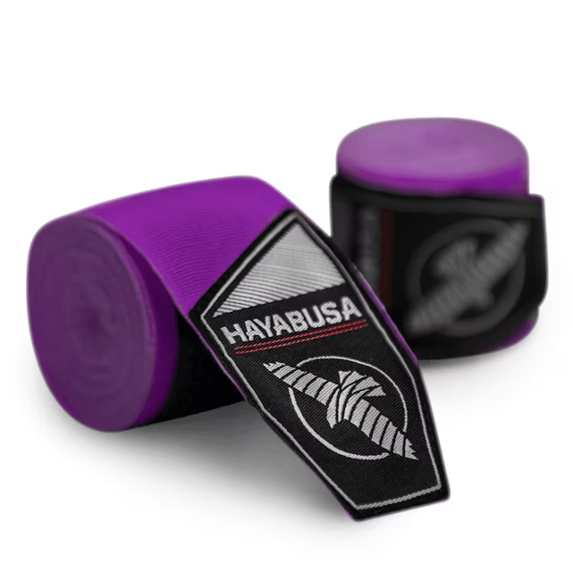 Hayabusa Hand Wraps Perfect Stretch 4.5m Semi-Elastic, Purple