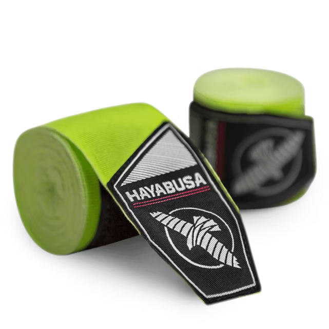 Hayabusa Boxbandagen Perfect Stretch 4,5m Halbelastisch, Grün