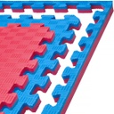 Kampfsportmatte 1mx1mx3cm, Rot-Blau