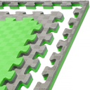 Kampfsportmatte 1mx1mx2cm, Grün-Grau