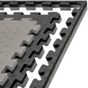 Kampfsportmatte 1mx1mx2cm, Schwarz-Grau