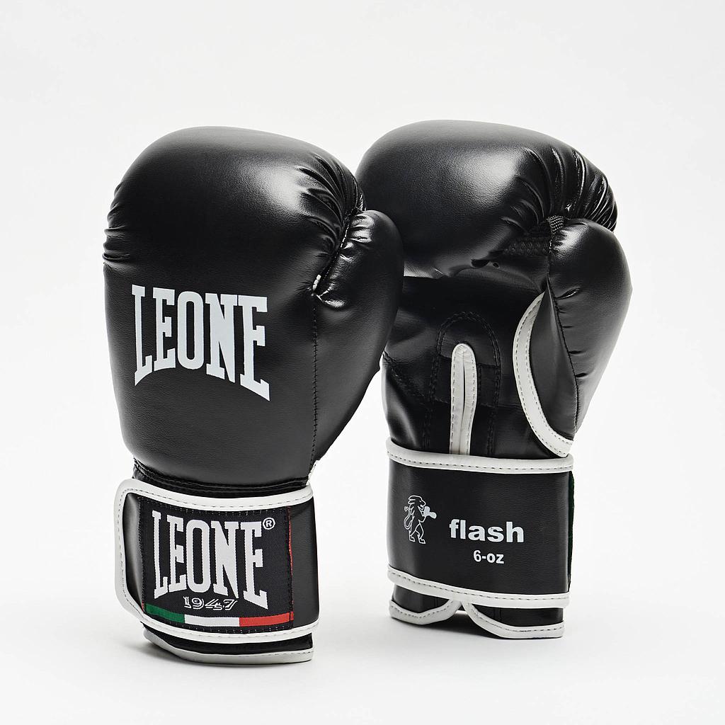 Leone Boxhandschuhe Flash Kids, Schwarz