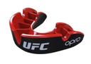 Opro x UFC Mundschutz Silver, Schwarz-Rot