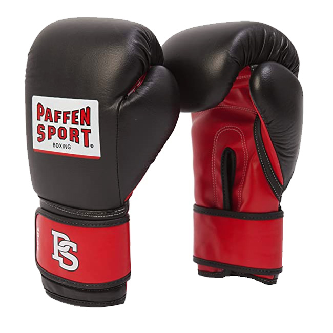 Paffen Sport Boxhandschuhe Allround Eco, Schwarz-Rot