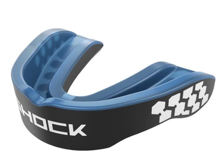 Shock Doctor Mundschutz Gel Max Power, Schwarz-Blau