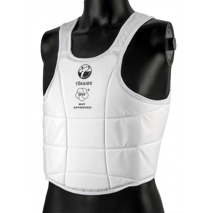 Tokaido Body Protector Pro Karate WKF, White