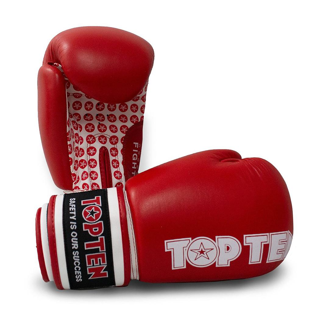 Top Ten Boxhandschuhe WAKO Fight, Rot
