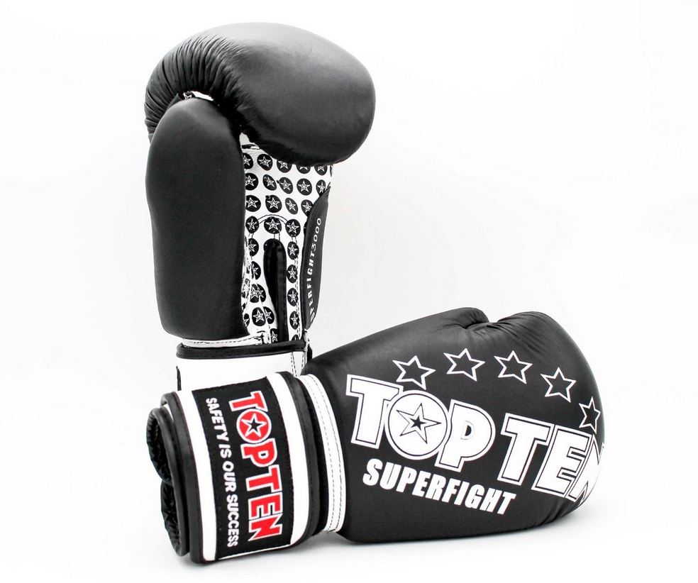 Top Ten Boxhandschuhe Superfight 3000, Schwarz