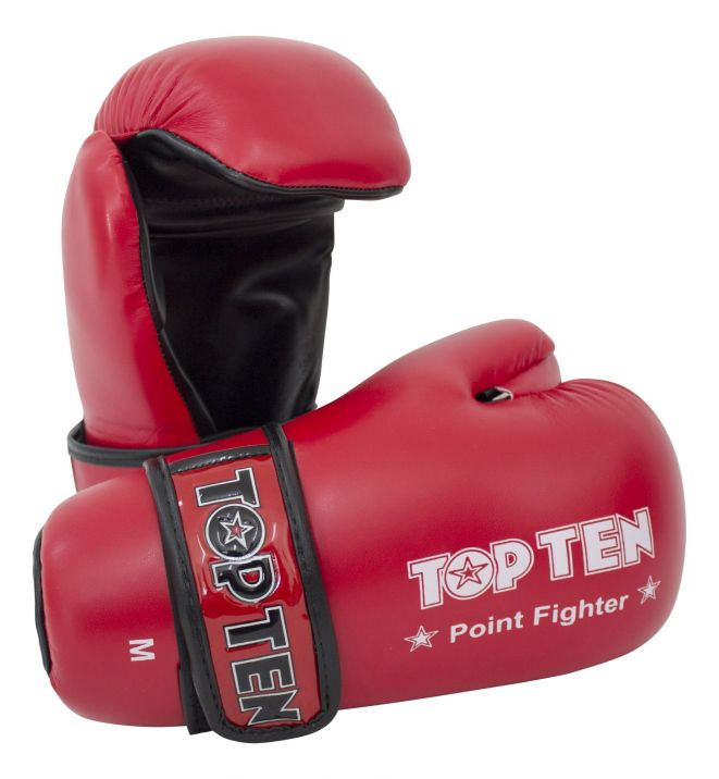 Top Ten Pointfighter Handschuhe WAKO, Rot