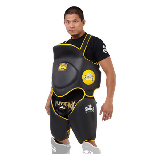 Top King Bauch und Oberschenkel Pads, Schwarz