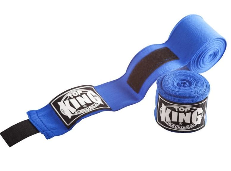 Top King Hand Wraps 4.5m Semi-Elastic, Blue