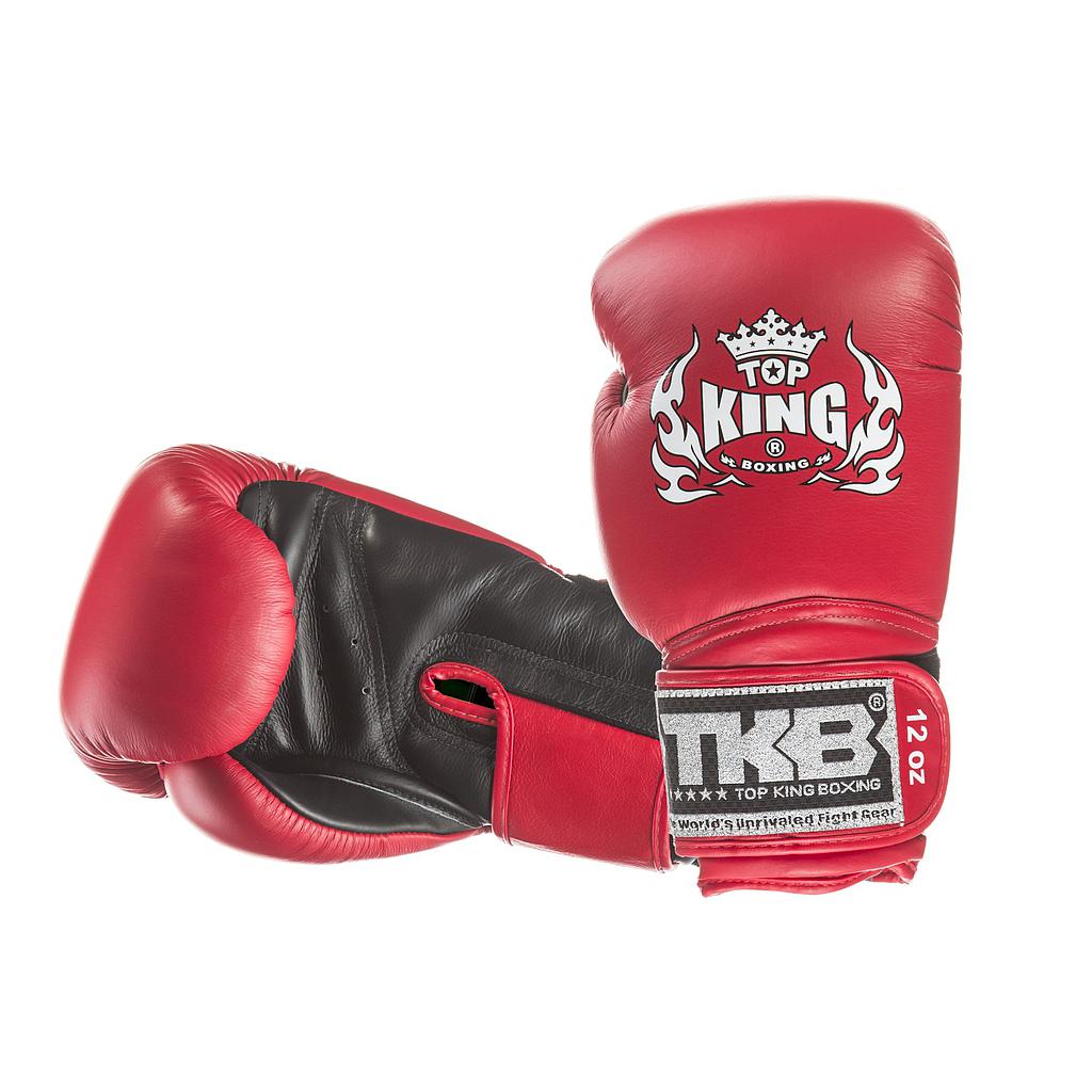 SALE 41 Top King Boxhandschuhe Super, Rot-Schwarz