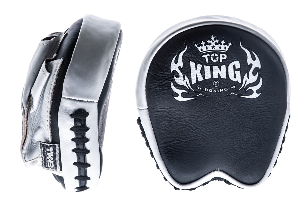 SALE 45 Top King Boxpratzen Mini Professional, Weiss-Schwarz