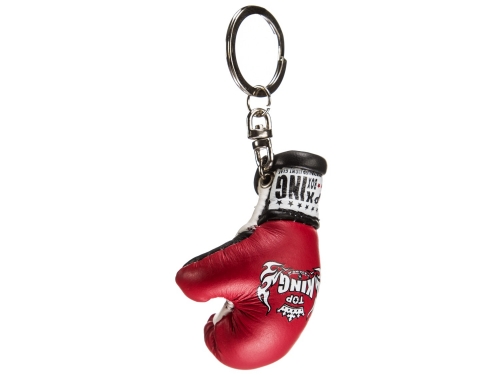 Top King Mini-Boxhandschuh Schlüsselanhänger rot